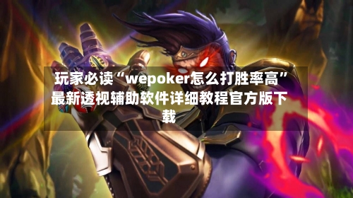 玩家必读“wepoker怎么打胜率高”最新透视辅助软件详细教程官方版下载-第3张图片