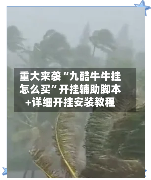 重大来袭“九酷牛牛挂怎么买”开挂辅助脚本+详细开挂安装教程-第1张图片
