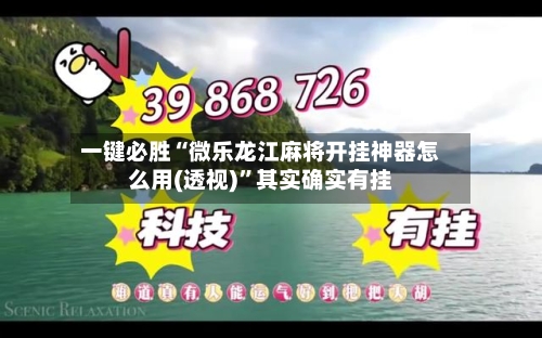 一键必胜“微乐龙江麻将开挂神器怎么用(透视)”其实确实有挂-第2张图片