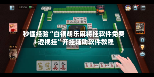 秒懂经验“白银胡乐麻将挂软件免费+透视挂	”开挂辅助软件教程-第3张图片