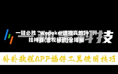 一键必胜“wepoker透视真的吗”开挂神器{透视辅助}全揭秘-第1张图片