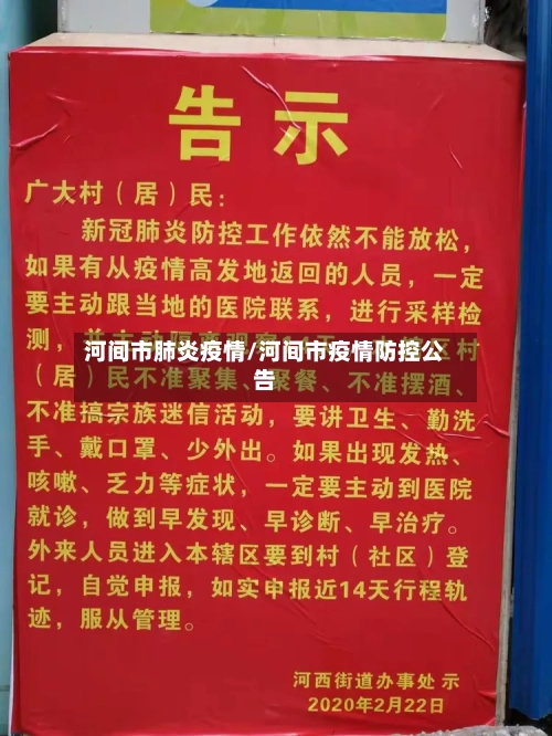 河间市肺炎疫情/河间市疫情防控公告-第2张图片