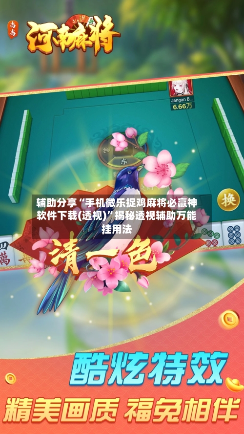 辅助分享“手机微乐捉鸡麻将必赢神软件下载(透视)”揭秘透视辅助万能挂用法-第2张图片