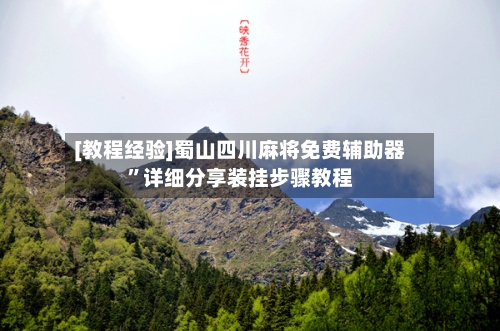 [教程经验]蜀山四川麻将免费辅助器”详细分享装挂步骤教程-第2张图片