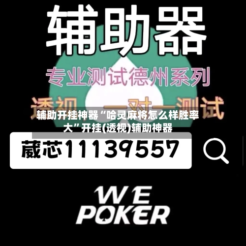 辅助开挂神器“哈灵麻将怎么样胜率大”开挂(透视)辅助神器-第2张图片