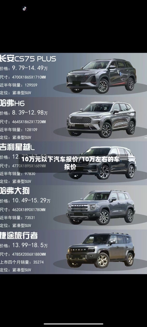 10万元以下汽车报价/10万左右的车报价-第2张图片