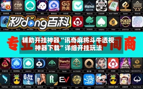 辅助开挂神器“讯奇麻将斗牛透视神器下载”详细开挂玩法-第1张图片