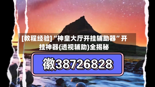 [教程经验]“神皇大厅开挂辅助器	”开挂神器{透视辅助}全揭秘-第1张图片