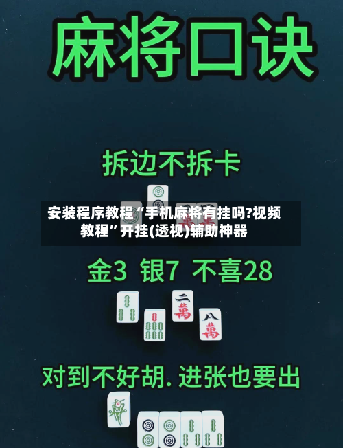 安装程序教程“手机麻将有挂吗?视频教程”开挂(透视)辅助神器-第3张图片