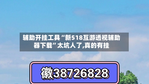 辅助开挂工具“新518互游透视辅助器下载	”太坑人了,真的有挂-第1张图片
