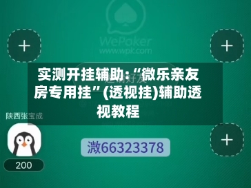 实测开挂辅助:“微乐亲友房专用挂	”(透视挂)辅助透视教程-第1张图片