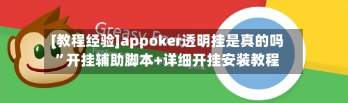 [教程经验]appoker透明挂是真的吗”开挂辅助脚本+详细开挂安装教程-第1张图片