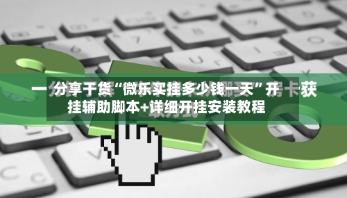 分享干货“微乐买挂多少钱一天”开挂辅助脚本+详细开挂安装教程-第2张图片