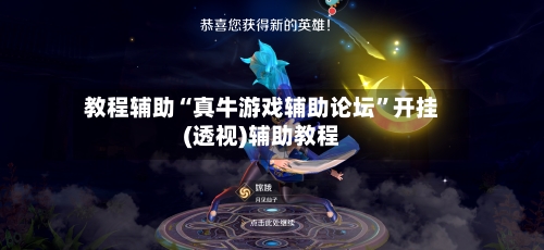教程辅助“真牛游戏辅助论坛”开挂(透视)辅助教程-第3张图片