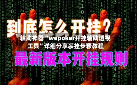 辅助神器“wepoker开挂辅助透视工具”详细分享装挂步骤教程-第1张图片