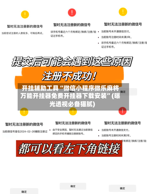 开挂辅助工具“微信小程序微乐麻将万能开挂器免费开挂器下载安装”(曝光透视必备猫腻)-第2张图片