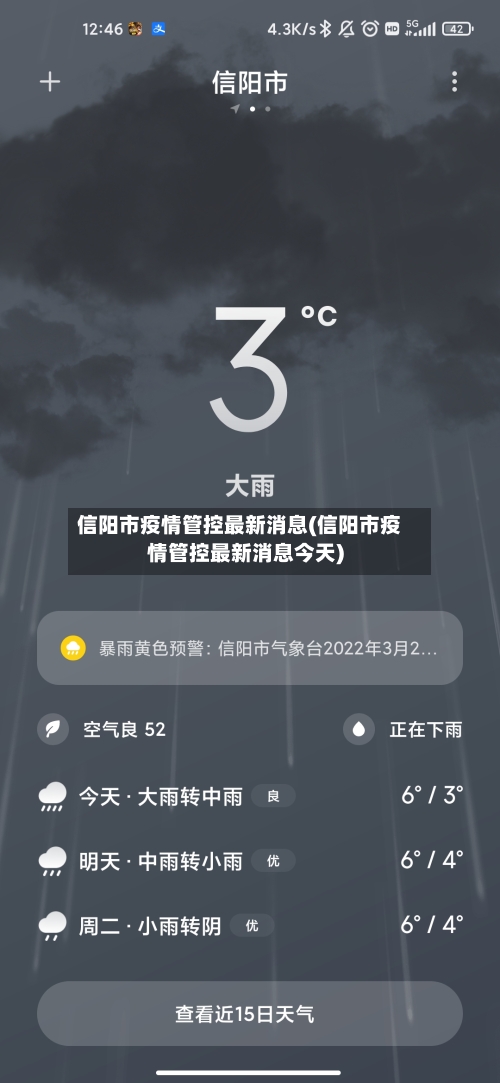 信阳市疫情管控最新消息(信阳市疫情管控最新消息今天)-第1张图片