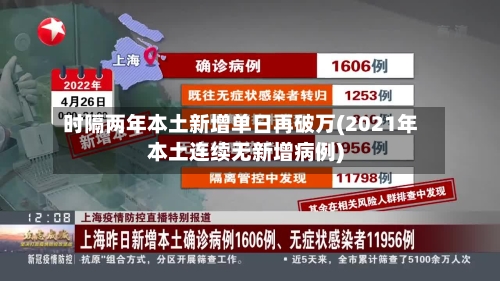 时隔两年本土新增单日再破万(2021年本土连续无新增病例)-第1张图片