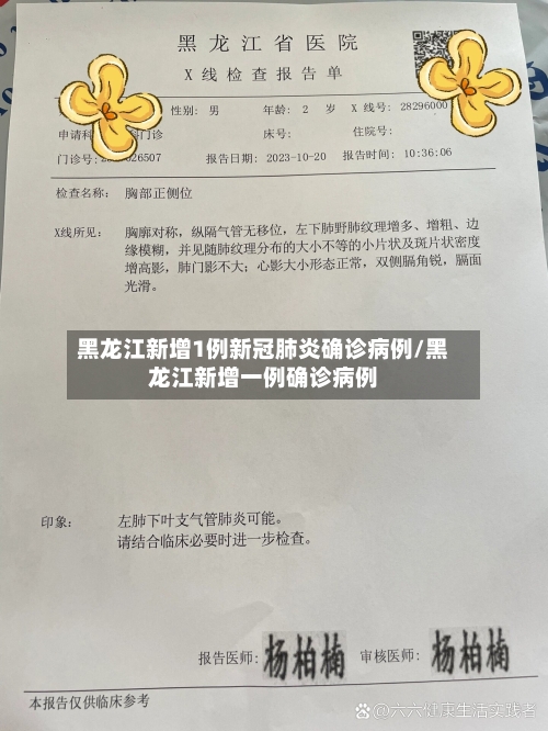 黑龙江新增1例新冠肺炎确诊病例/黑龙江新增一例确诊病例-第1张图片