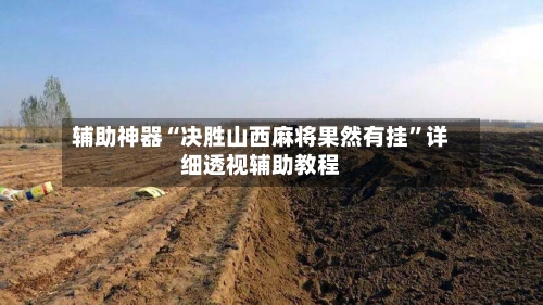 辅助神器“决胜山西麻将果然有挂	”详细透视辅助教程-第1张图片
