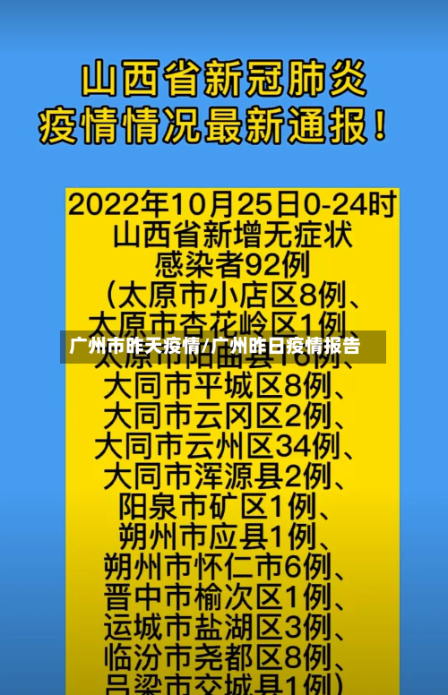 广州市昨天疫情/广州昨日疫情报告-第1张图片