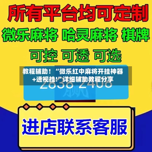 教程辅助！“微乐红中麻将开挂神器+透视挂!”详细辅助教程分享-第2张图片