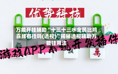 万能开挂辅助“十三十三水全民比鸡喜牌有挂吗(透视)”揭秘透视辅助万能挂用法-第1张图片