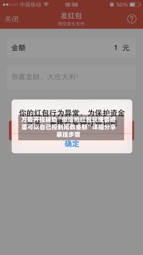 万能开挂辅助“微信抢红包玩埋雷避雷可以自已控制尾数金额”详细分享装挂步骤-第2张图片