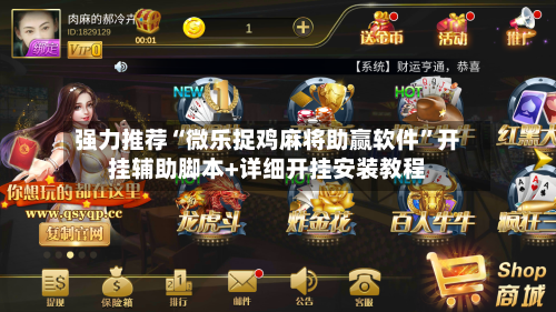强力推荐“微乐捉鸡麻将助赢软件	”开挂辅助脚本+详细开挂安装教程-第2张图片
