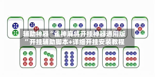 辅助神器“雀神麻将开挂神器通用版”开挂辅助脚本+详细开挂安装教程-第3张图片