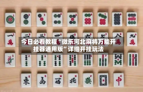 今日必看教程“微乐河北麻将万能开挂器通用版	”详细开挂玩法-第1张图片