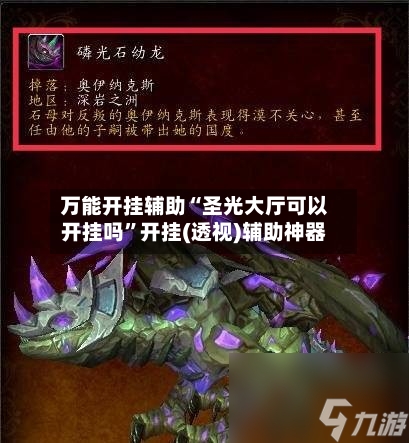 万能开挂辅助“圣光大厅可以开挂吗”开挂(透视)辅助神器-第1张图片