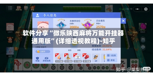 软件分享“微乐陕西麻将万能开挂器通用版”(详细透视教程)-知乎-第3张图片