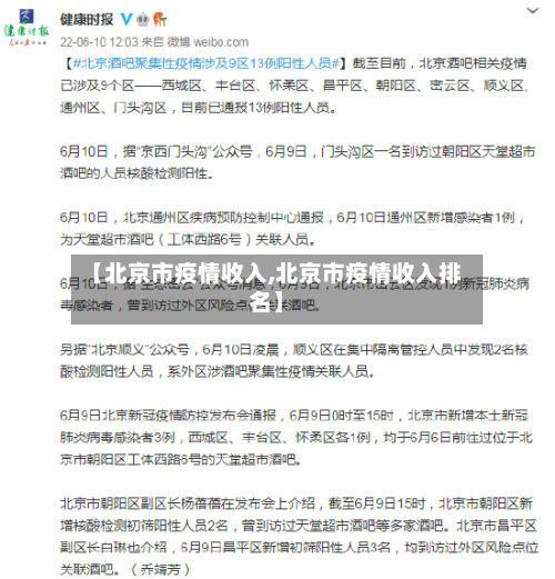 【北京市疫情收入,北京市疫情收入排名】-第2张图片