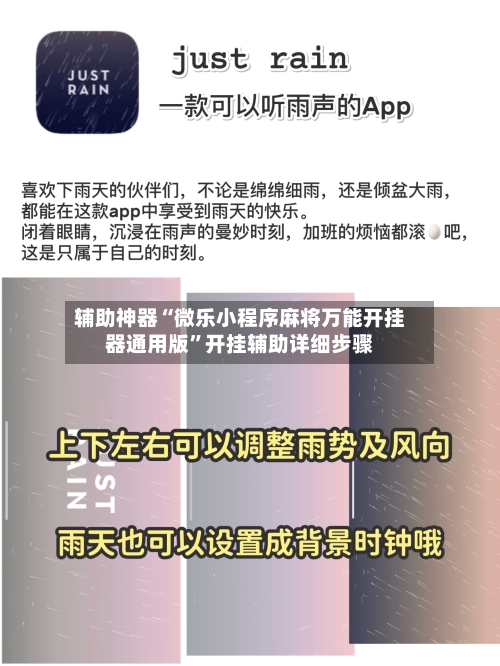 辅助神器“微乐小程序麻将万能开挂器通用版”开挂辅助详细步骤-第3张图片
