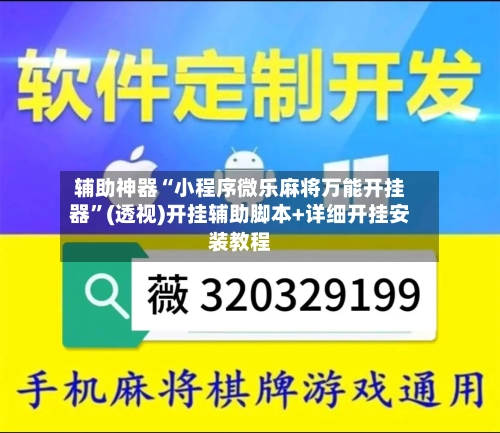 辅助神器“小程序微乐麻将万能开挂器”(透视)开挂辅助脚本+详细开挂安装教程-第3张图片