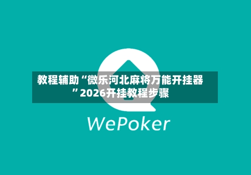 教程辅助“微乐河北麻将万能开挂器”2026开挂教程步骤-第1张图片