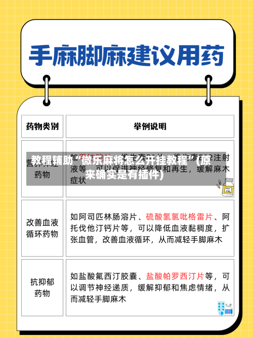 教程辅助“微乐麻将怎么开挂教程	”(原来确实是有插件)-第1张图片
