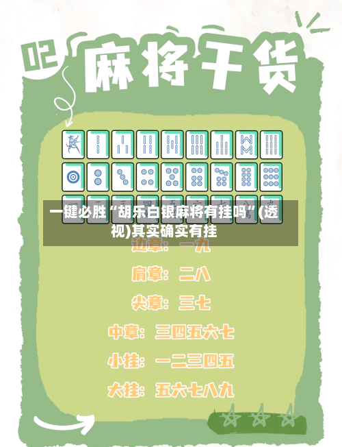 一键必胜“胡乐白银麻将有挂吗”(透视)其实确实有挂-第2张图片