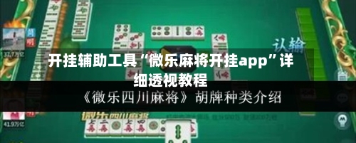 开挂辅助工具“微乐麻将开挂app”详细透视教程-第3张图片