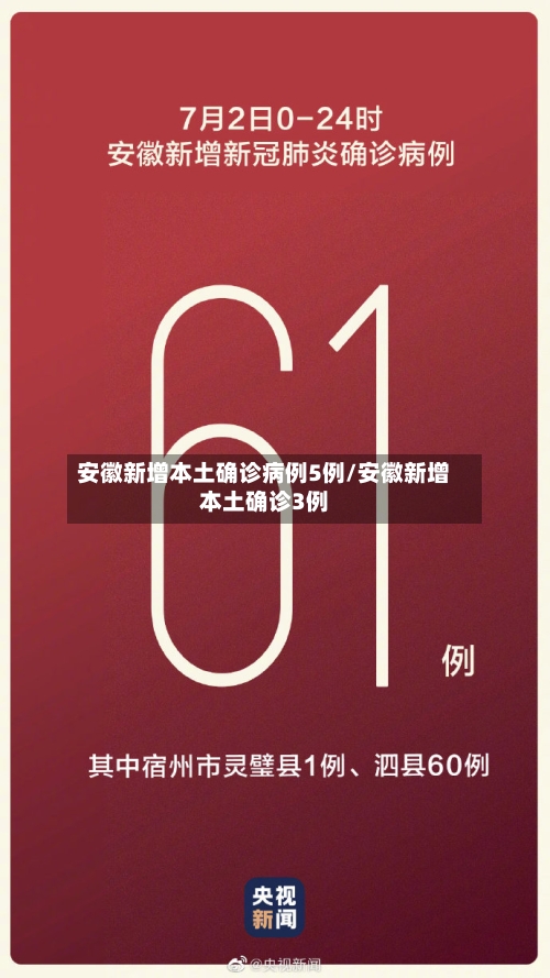 安徽新增本土确诊病例5例/安徽新增本土确诊3例-第3张图片