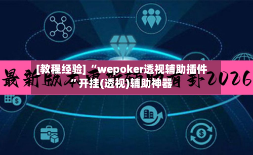 [教程经验] “wepoker透视辅助插件”开挂(透视)辅助神器-第2张图片