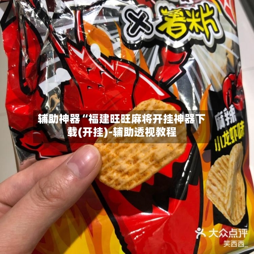 辅助神器“福建旺旺麻将开挂神器下载(开挂)-辅助透视教程-第1张图片