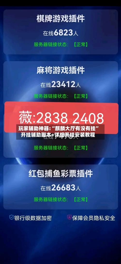 玩家辅助神器:“麒麟大厅有没有挂”开挂辅助脚本+详细开挂安装教程-第1张图片