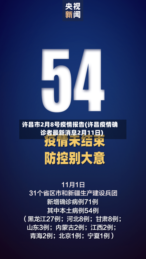 许昌市2月8号疫情报告(许昌疫情确诊者最新消息2月11日)-第1张图片