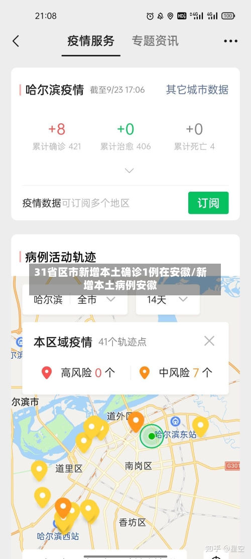 31省区市新增本土确诊1例在安徽/新增本土病例安徽-第1张图片