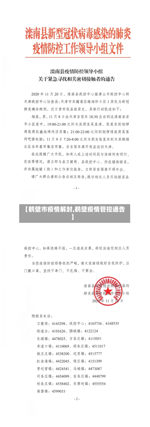 【鹤壁市疫情解封,鹤壁疫情管控通告】-第1张图片
