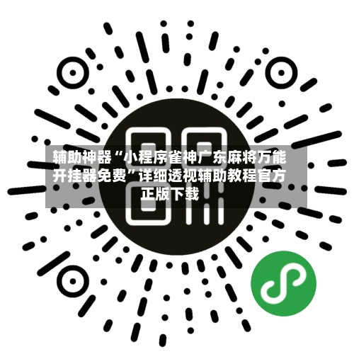 辅助神器“小程序雀神广东麻将万能开挂器免费”详细透视辅助教程官方正版下载-第2张图片