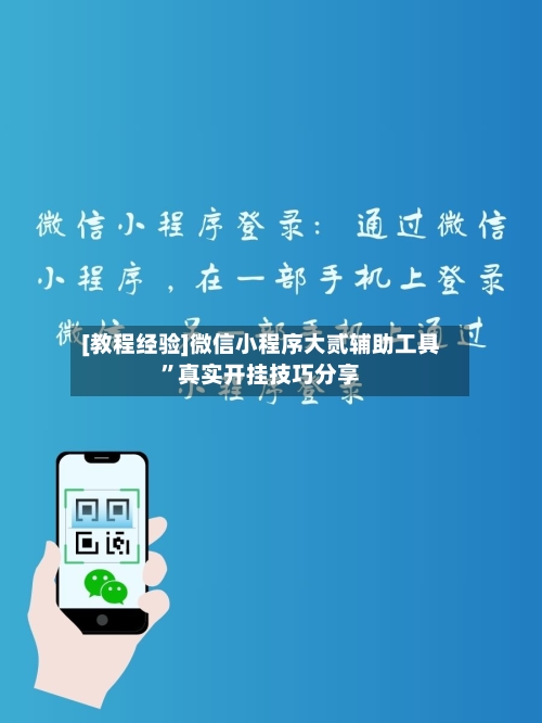 [教程经验]微信小程序大贰辅助工具”真实开挂技巧分享-第1张图片