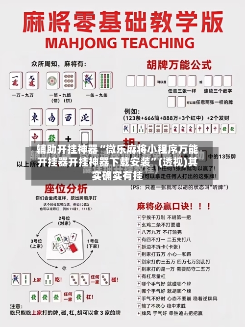 辅助开挂神器“微乐麻将小程序万能开挂器开挂神器下载安装”(透视)其实确实有挂-第3张图片